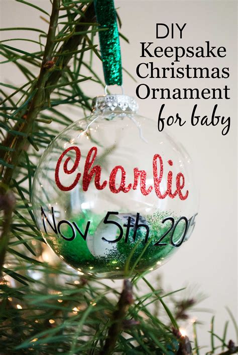 DIY Keepsake Christmas Ornament for Baby  Project Nursery
