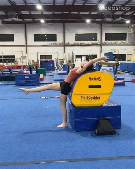Bailiesgymnastics Shared A Video On Instagram “more Foam Throwing Fun With Front Handspring