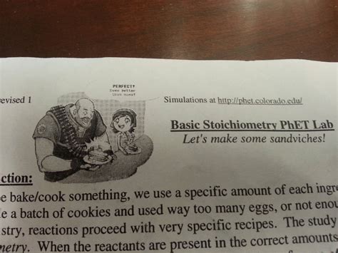 _ basic stoichiometry phet lab let's make some sandwiches! ️ Basic stoichiometry phet lab answer key. Reactants ...