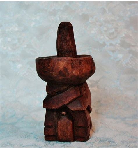 Wooden Mexican Siesta Figurine Wood Hispanic Siesta Hand Carved