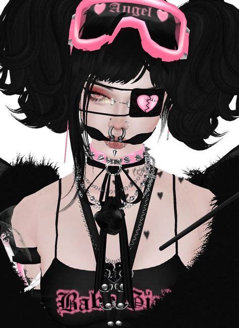𝔭𝔦𝔫 𝔰𝔬𝔲𝔯𝔟𝔯𝔞𝔱𝔷┇ Pink Goth Virtual Girl Goth Aesthetic