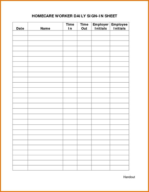 Monthly Calendar Attendance Sheet Attendance Sheet Template