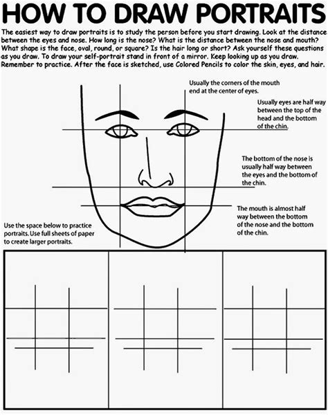 Visual Arts How To Draw A Portrait