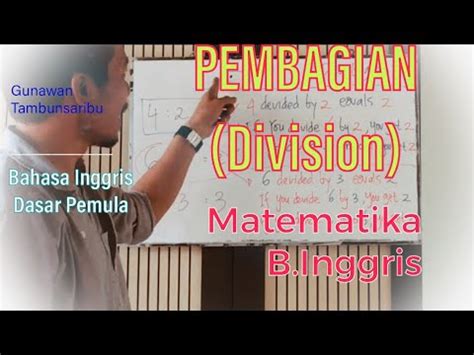 Simbol_Matematika #Bahasa_Inggris (PEMBAGIAN: Division) ~ Bunyi_Angka dalam Bahasa_Inggris - YouTube