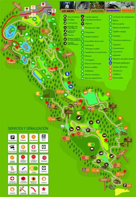 Mapa Y Bioregiones Zoologico Cuenca Bioparque Amaru