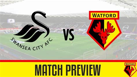 5 matt grimes (mc) swansea 7.3. MATCH PREVIEW | Swansea City vs Watford - YouTube