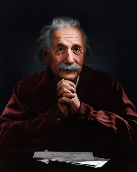 Portrait Of Albert Einstein In 1948 Colorized Rcolorization