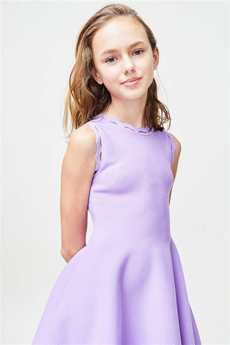 Milly Minis Zig Zag Trim Flare Dress In 2021 Cute Girl Dresses Tween