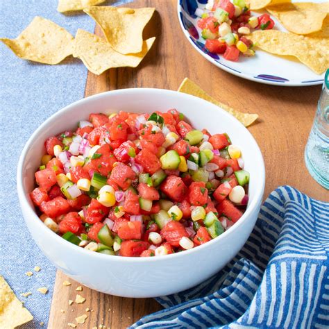 Watermelon Cucumber And Corn Salsa Recipe Eatingwell