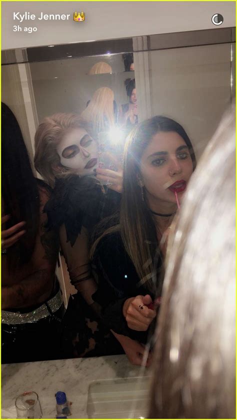 Kylie Jenner Hosts Epic Halloween Dinner With Tyga And Kendall Photo