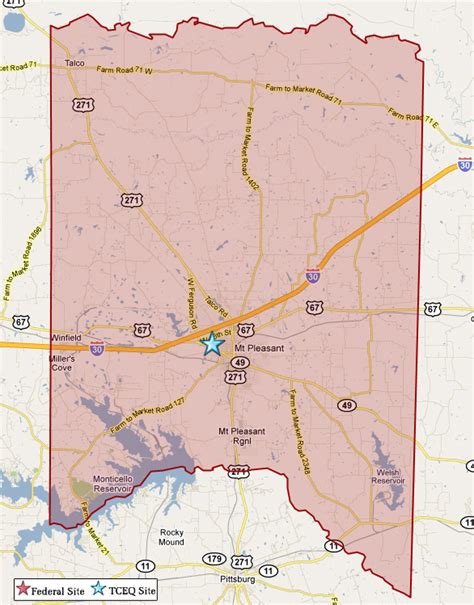 Superfund Sites In Titus County Texas Commission On Environmental