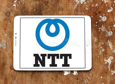Ntt Logo Editorial Stock Image Image Of Tablet Telegraph