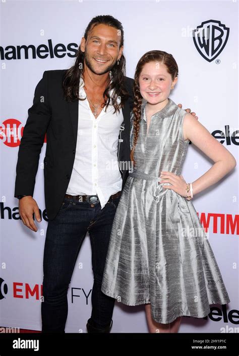 zach mcgowan and emma kenney attending the shameless screening at television academy in los