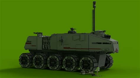 Minifigure Scale Juggernaut Clone Turbo Tank Legostarwars