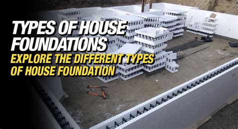 Types Of House Foundation Guide Make It Right®