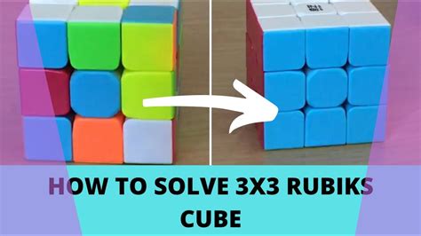 Easiest Tutorial How To Solve 3x3 Rubiks Cube Youtube