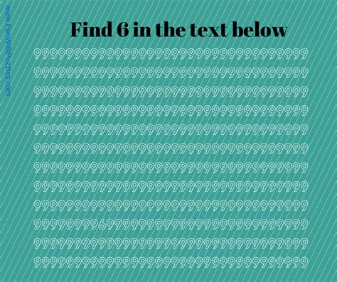 Eye Test Hidden Numbers Picture And Visual Brain Teasers Brain