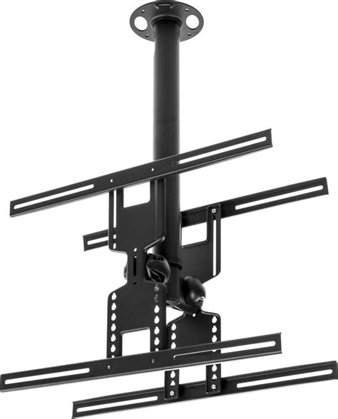 Ceiling Tv Mount For 2 Screens 32 47” Double Sided Height Adjust