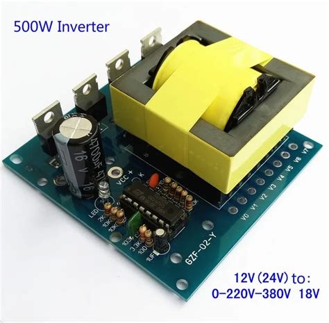 500w Inverter Boost Board Transformer Power Module Dc 12v To Ac 220v