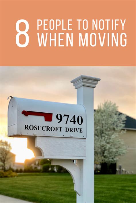 Who To Notify When Moving Your Way To A Successful Move Moving House