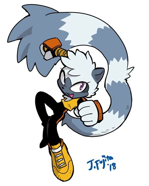 Tangle The Lemur By J Fujita On DeviantArt Sonic Fan Art Lemur