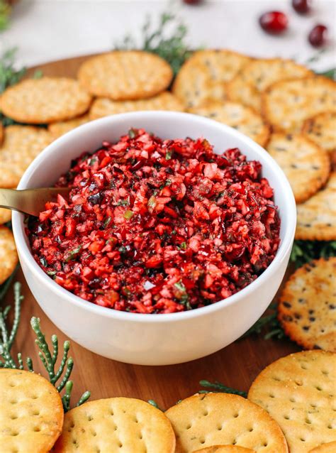 Holiday Cranberry Salsa Eat Yourself Skinny