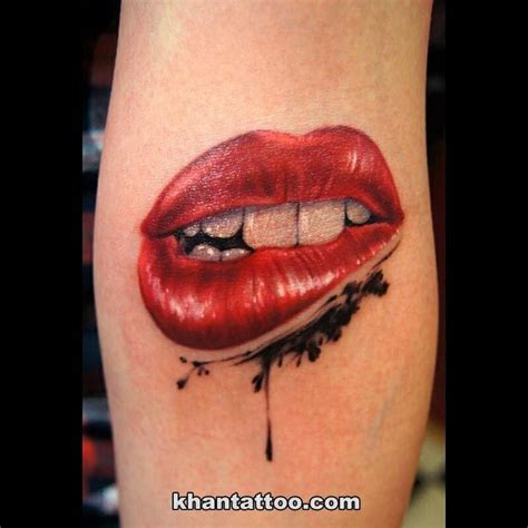 Find your next tattoo | Kiss tattoos, Lip tattoos, Lip print tattoos