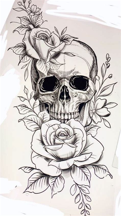 Pin By Alem On Calavera Floral Skull Tattoos Pretty Skull Tattoos