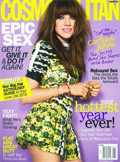 Carly Rae Jepsen Sur Le Cover Du Magazine Cosmopolitan Hot Or Not