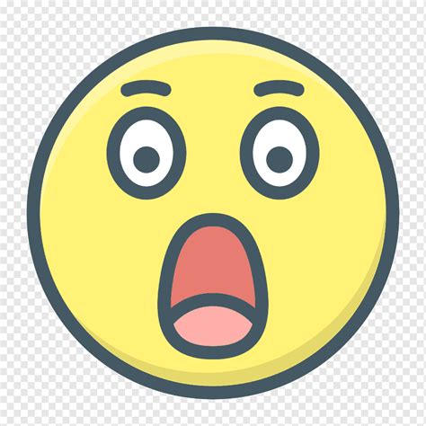 Face Shock Shocked Smiley Surprise Smileys And Emoji Icon Png