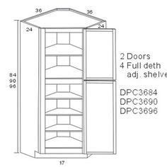 Base cabinet dimensions bloggerluv com corner sink kitchen. corner pantry dimensions with two doors | Corner pantry ...