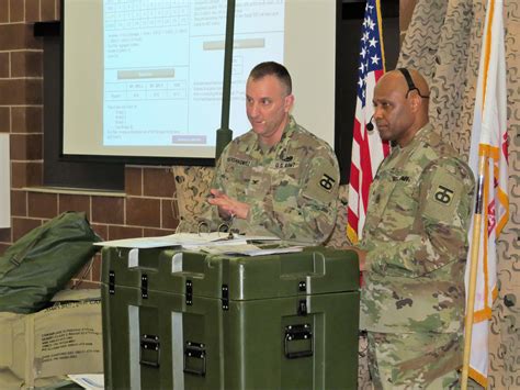 4th Esc Conducts Tactical Yearly Training Brief Us Army Reserve