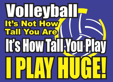 Volleyball Its Not How Tall You Are Its How Tall You Play I Play Huge Volleyball T Shirt