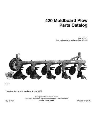 420 Case Ih Moldboard Plow 175 1293 1 1 420 Moldboard Plow