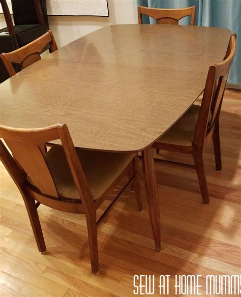 Andover mills rebersburg parsons upholstered dining chair. Sew at Home Mummy: Easy Mid Century Dining Chair Make-over