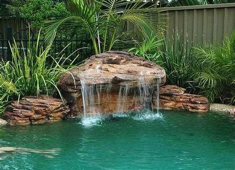 Maldives Swimming Pool Waterfalls Kits Artificial Pool Rock