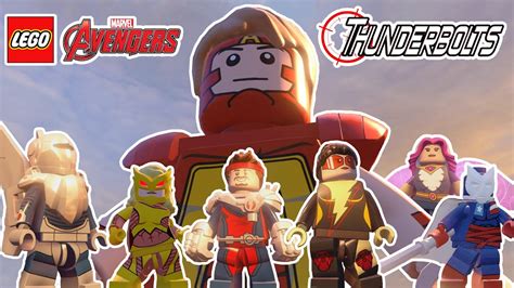 Lego Marvels Avengers Thunderbolts Dlc Character Showcase Youtube