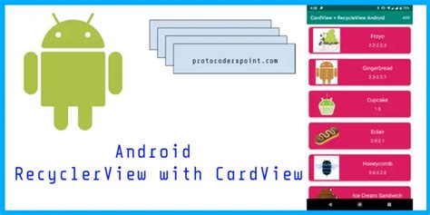 Recyclerview With Cardview Android Studio Example Androidx Tutorial
