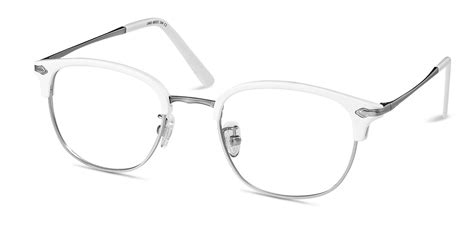 links browline white glasses for women eyebuydirect