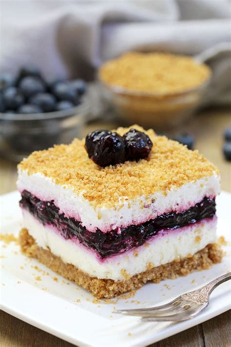 Blueberry Pie Lush | Blueberry desserts, Blueberry recipes, Summer ...