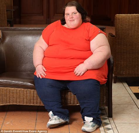 34st georgia is britain s fattest teenager again as she piles 16st back on daily mail online