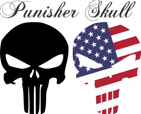 Punisher Skull Svg Free Download Svg For Cricut