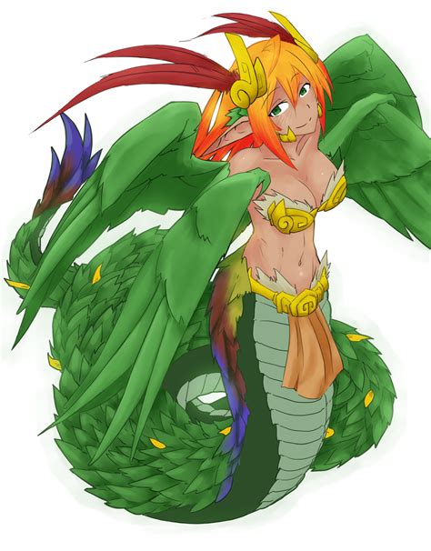 Quetzalcoatl By Less P01ntless 2 Monster Girls Monster Girl