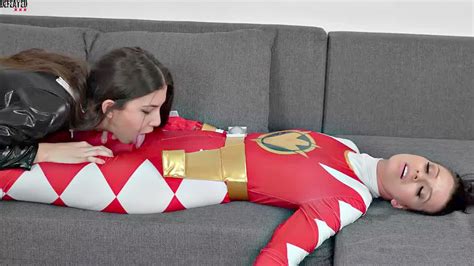 Sapphic Lover Super Heroes Sex Fight Red Ranger Defeated
