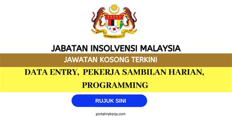 Vt selle ettevõtte google profiil, tundi, telefon, veebisait jm. Jawatan Kosong Terkini Jabatan Insolvensi Malaysia - My Kerja!