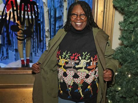 Whoopi Goldberg Designed Some Very Peculiar Holiday Sweaters Which You