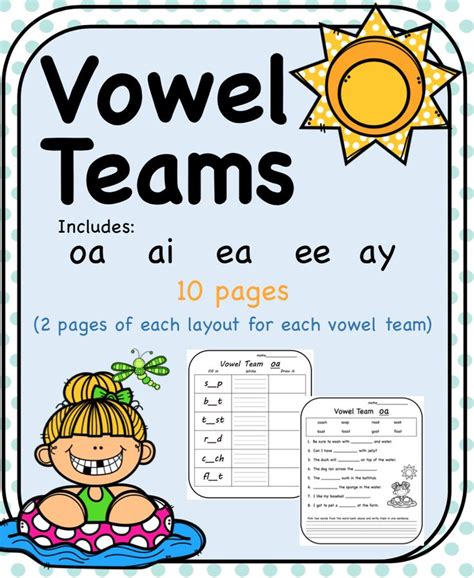 Vowel Teams Esl Worksheet By Joannagrace2911 Ship Shape First Grade