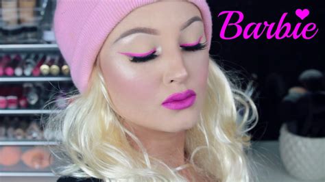 Barbie Inspired Makeup Tutorial Hooded Eyes Youtube