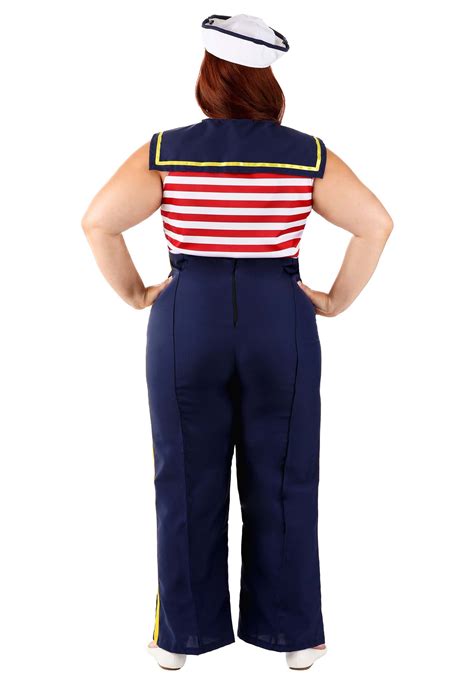Perfect Pin Up Sailor Costume For Plus Size Women 1x 2x