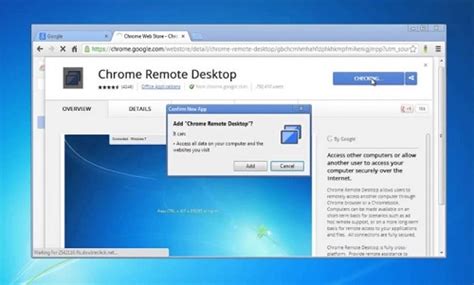 To use the chrome remote desktop app, you will need to first set it up on your computer. Chrome Remote Desktop Download For Windows 10, 8, 7
